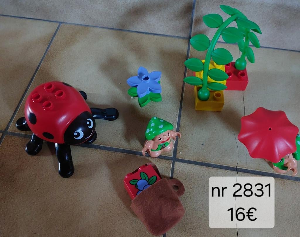 Lego duplo: Bosvriendjes: de paddestoelen nr 2831, Enlèvement ou Envoi, Comme neuf, Duplo