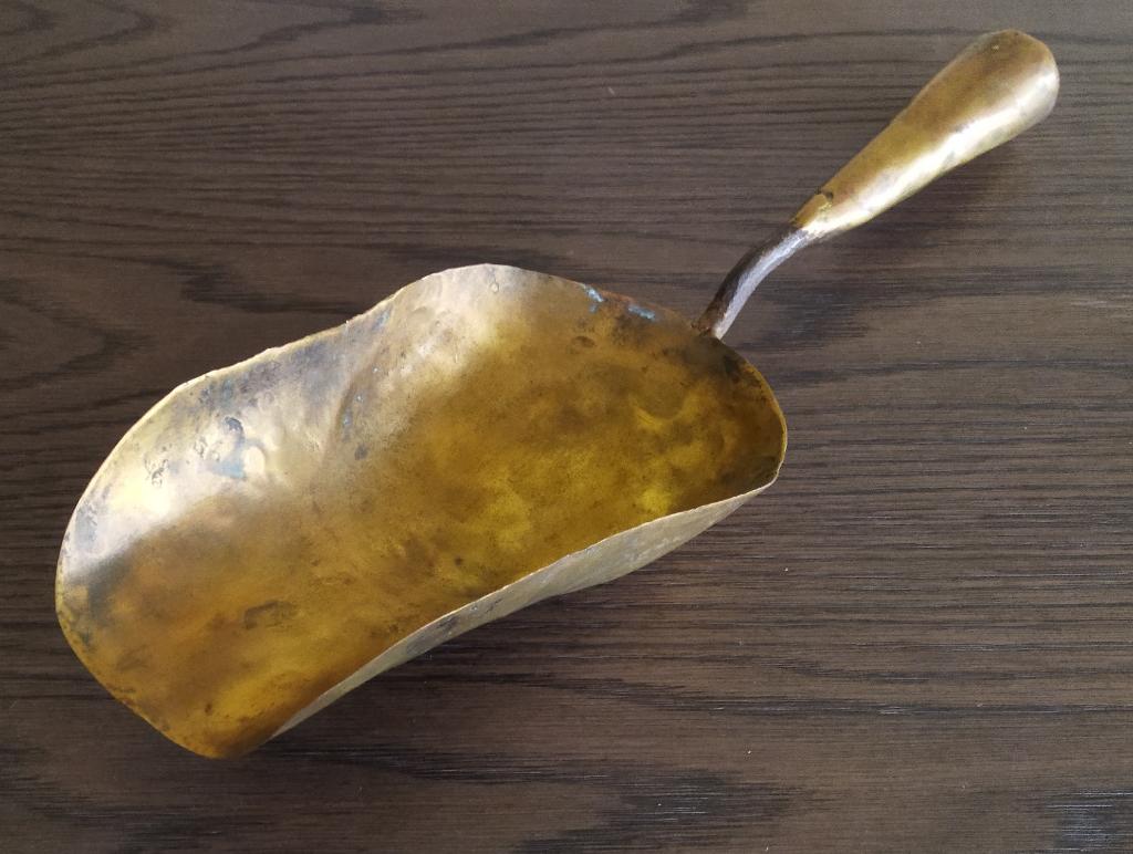 Volledig uit koper vervaardigde graanschep uit de jaren '60, Antiek en Kunst, Ophalen of Verzenden, Koper