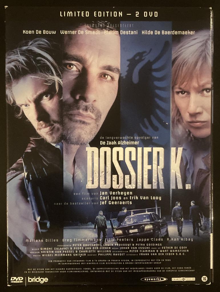 2 x DVD " DOSSIER K. " Limited Edition + Picture Booklet, Cd's en Dvd's, Vanaf 16 jaar, Verzenden, Zo goed als nieuw, Actiethriller