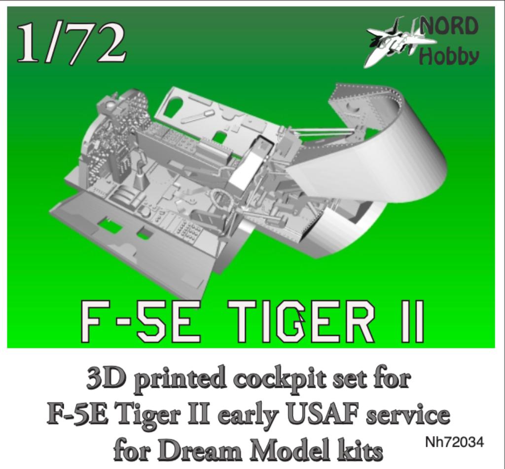 3D Printed cockpit set for F-5E  Tiger II, Overige merken, 1:72 tot 1:144, Nieuw, Ophalen of Verzenden