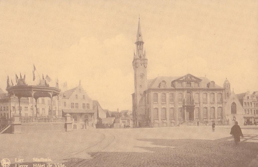 Lier-Stadhuis, Verzamelen, Ophalen of Verzenden, 1940 tot 1960, Ongelopen, Antwerpen