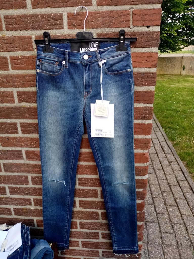 Dames jeans broeken Love Moschino Mt25, Mt31, Mt32, Mt33, Mt, Maat 38/40 (M), Love Moschino, Blauw, Nieuw