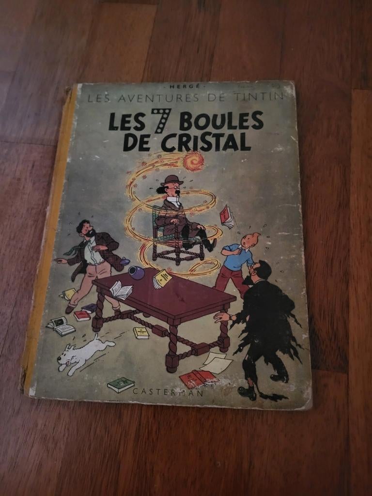 Tintin Tintin Les 7 boules de cristal B 2 première édition, Antiquités & Art, Antiquités | Livres & Manuscrits, Enlèvement ou Envoi