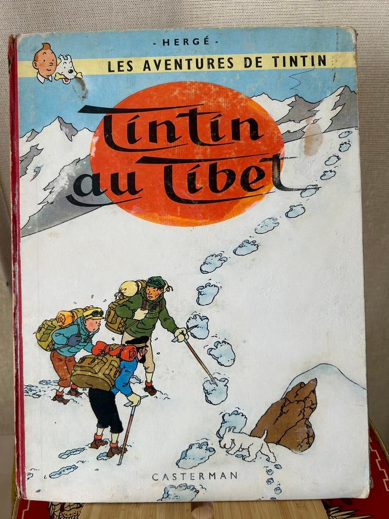 Hergé Tintin au Tibet—1960-20-EO -Casterman-BDM 500€, Enlèvement ou Envoi