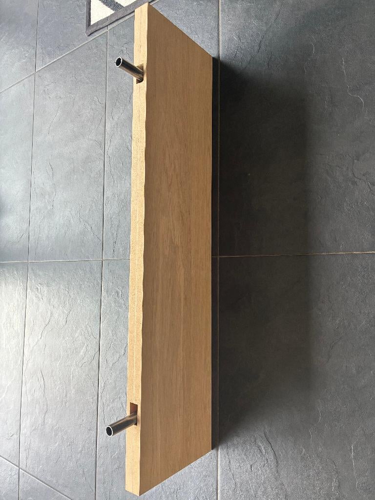 Zwevende houten wandplank 2x, Huis en Inrichting, Ophalen, Nieuw