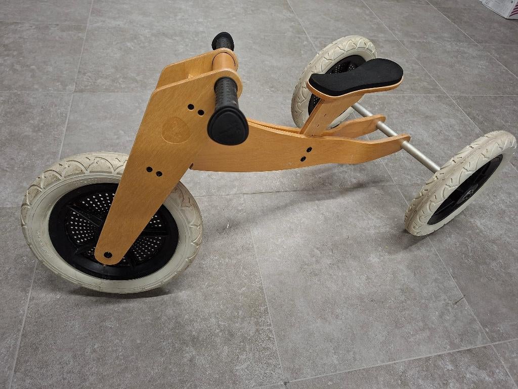 Loopfiets - Wishbone 3 In 1 Original (in hout), Ophalen, Zo goed als nieuw, Loopfiets