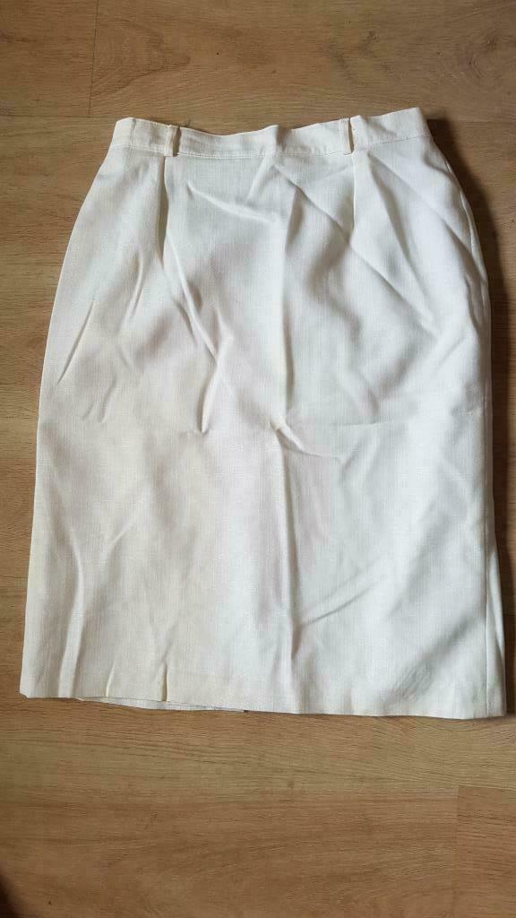 rok wit 42, Enlèvement ou Envoi, Porté, Taille 42/44 (L), Blanc