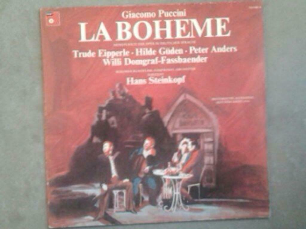 LP Giacomo Puccini: la Bohème, Enlèvement ou Envoi, 12 pouces, Opéra ou Opérette