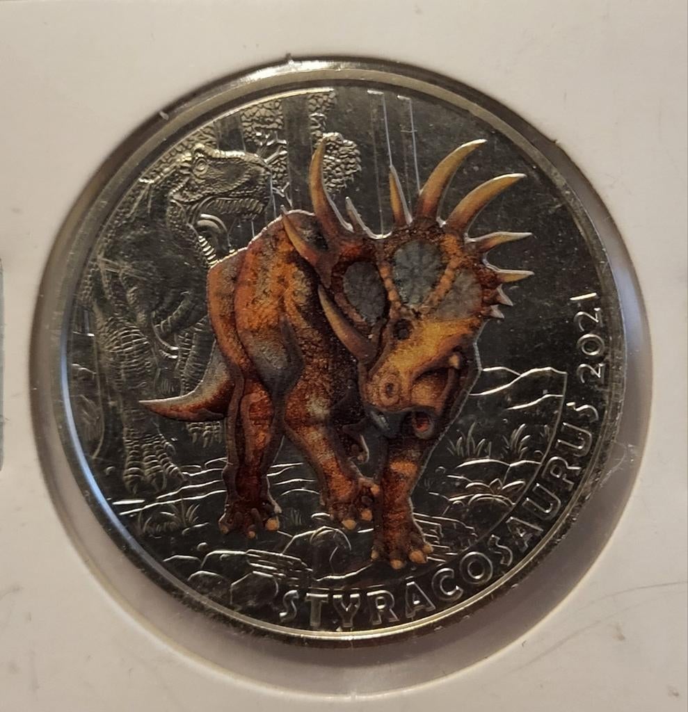3 euros dinosaure, Ophalen of Verzenden
