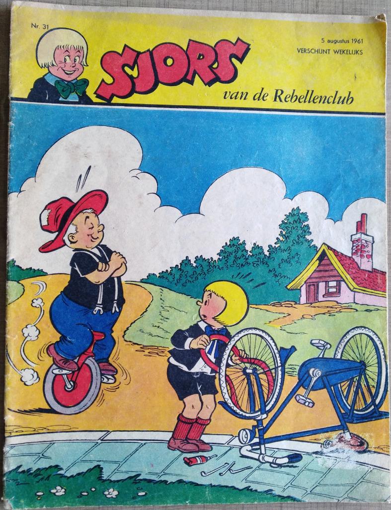 Oud weekblad Sjors van de Rebellenclub (1961), Ophalen of Verzenden, Overige figuren, Gebruikt, Boek of Spel