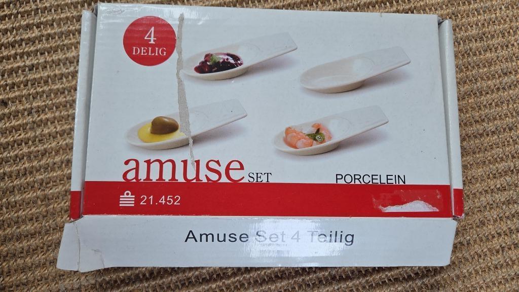 Amuse setje Nieuw, Ophalen of Verzenden, Nieuw, Porselein, Overige typen