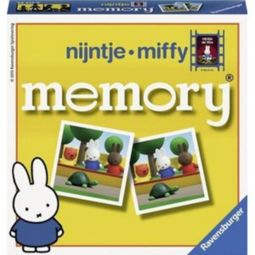 Miffy Memory Ravensburger 48 cartes, Trois ou quatre joueurs, Enlèvement ou Envoi, Utilisé, Ravensburger
