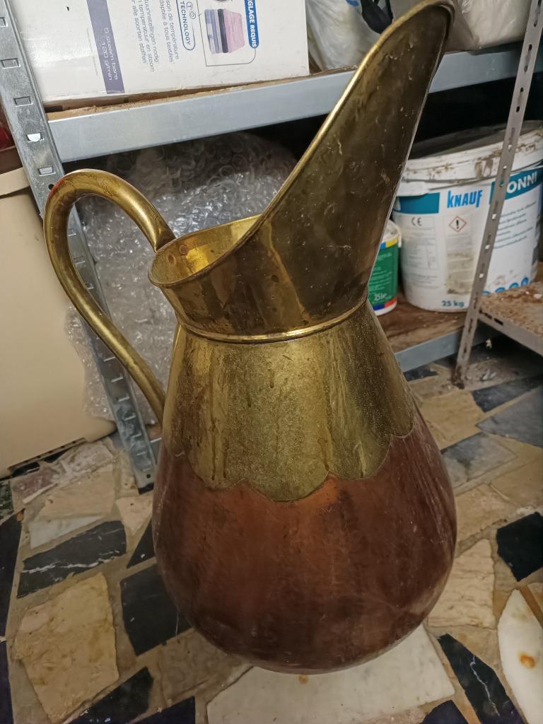 grote paraplu bak in koper, Ophalen, Gebruikt, Metaal