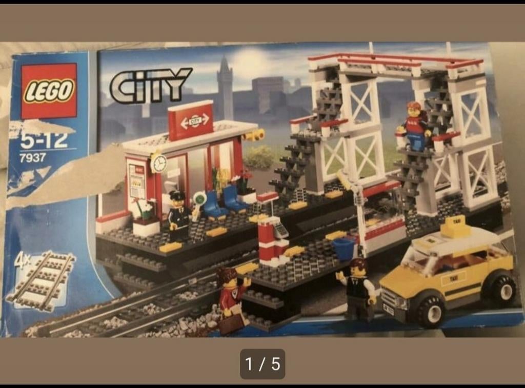 Lego city treinstation 7937, Kinderen en Baby's, Speelgoed | Duplo en Lego, Ophalen of Verzenden, Zo goed als nieuw, Lego