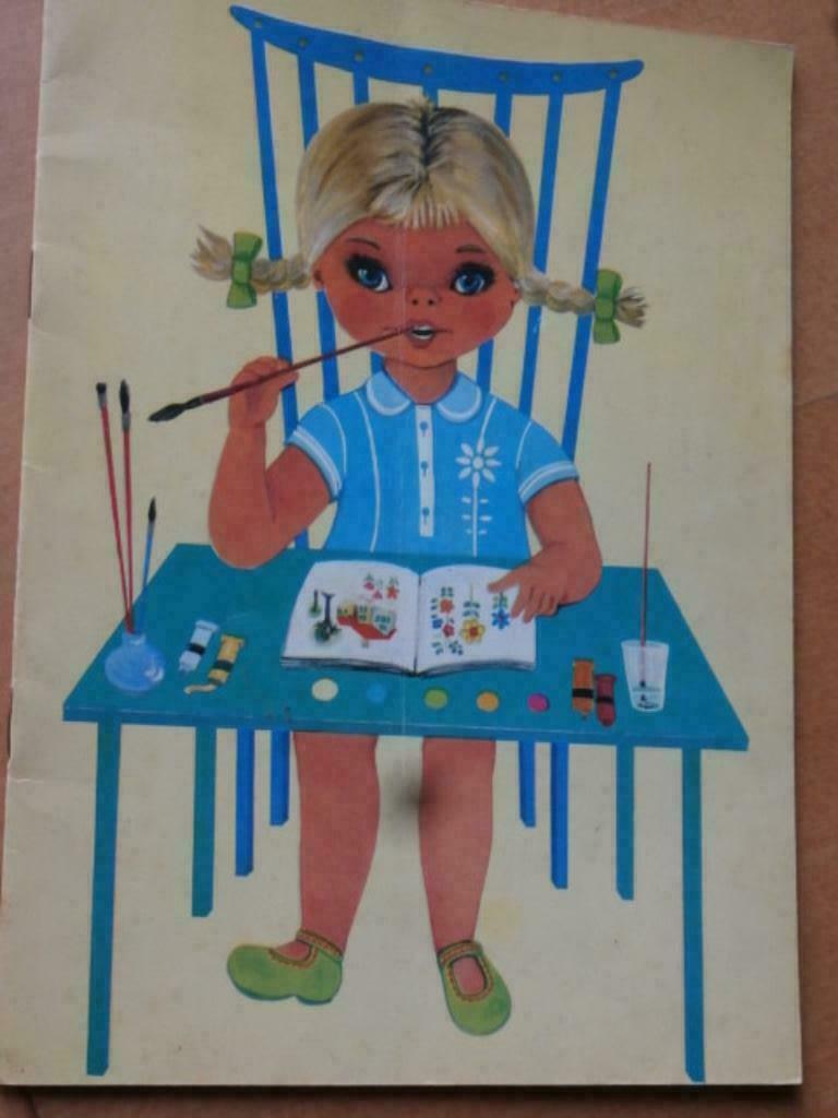 Kleurboek vintage Daniel Bas, Ophalen of Verzenden, Zo goed als nieuw