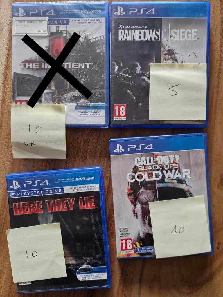 Ps 4 spelletjes, Ophalen of Verzenden