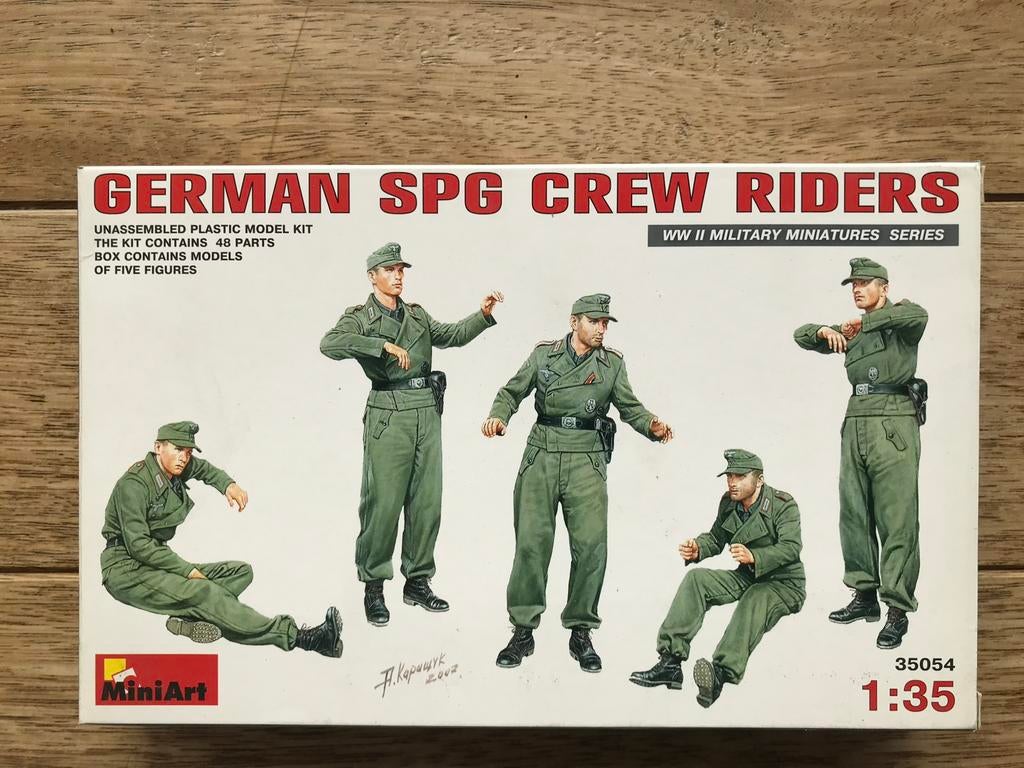 1/35 MINIART GERMAN SPG CREW RIDERS, Enlèvement ou Envoi, Neuf