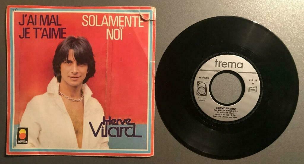 Vinyle de Hervé Vilard -, Enlèvement ou Envoi, Utilisé, Autres genres