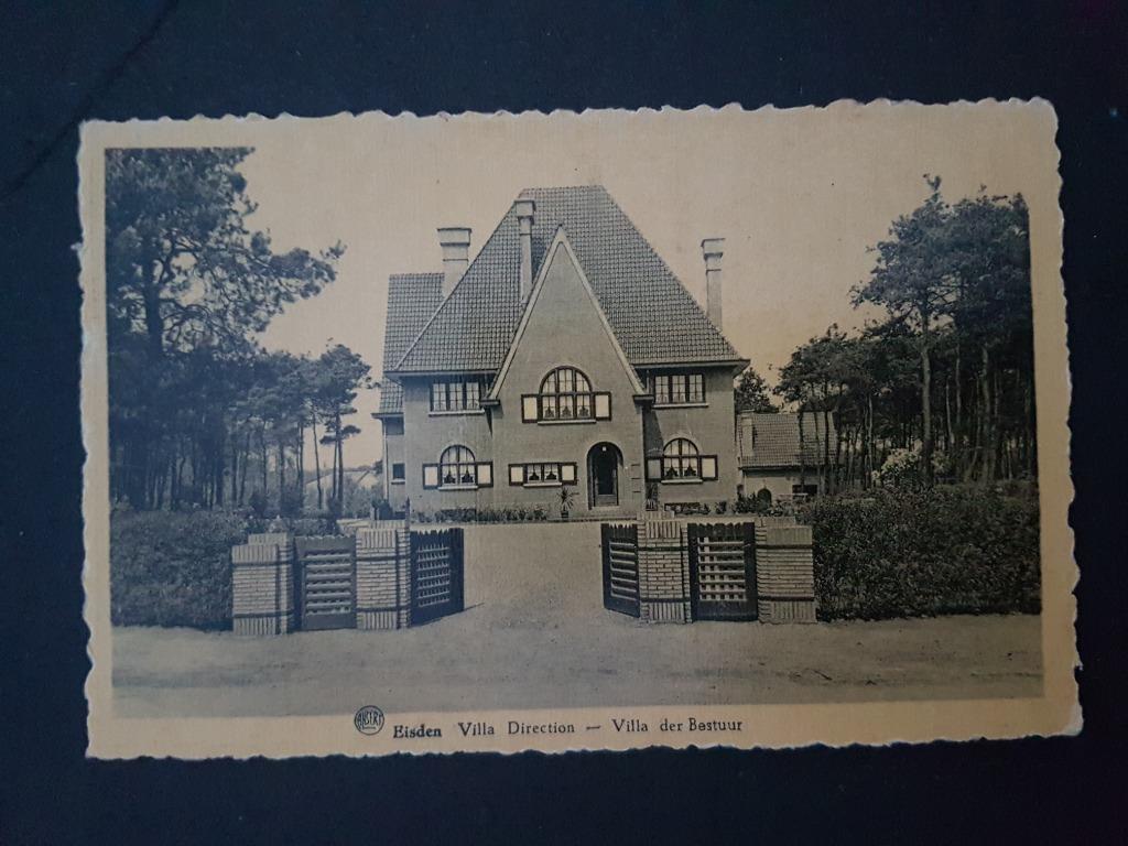Postkaart Eisden Villa der bestuur ( Maasmechelen ), Ophalen of Verzenden, 1940 tot 1960, Gelopen, Limburg