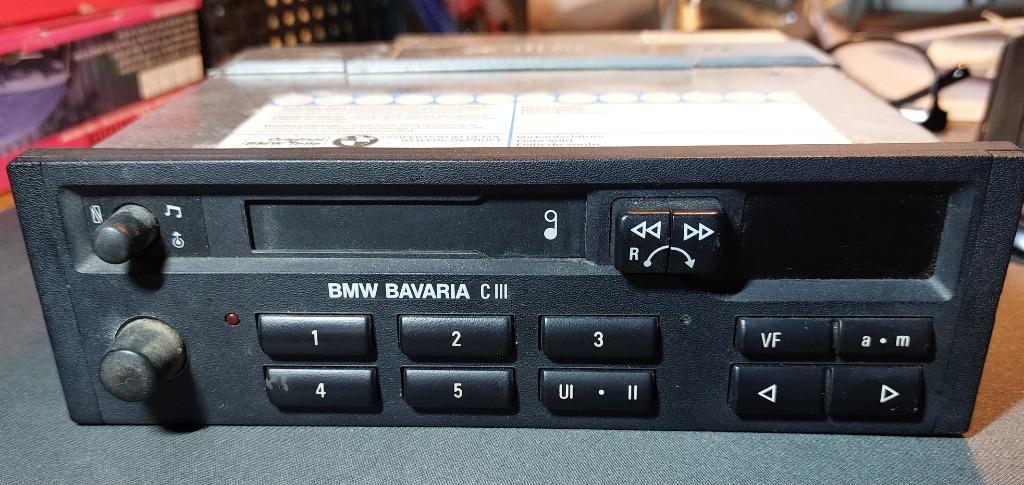 BMW : autoradio à cassette d'origine - TBE, Autos : Divers, Autoradios, Utilisé, Enlèvement