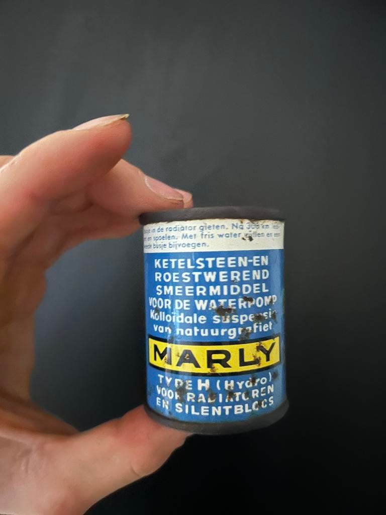 Bidon d’huile dossette Marly Olieblik olie blik oil can, Verzamelen, Ophalen of Verzenden