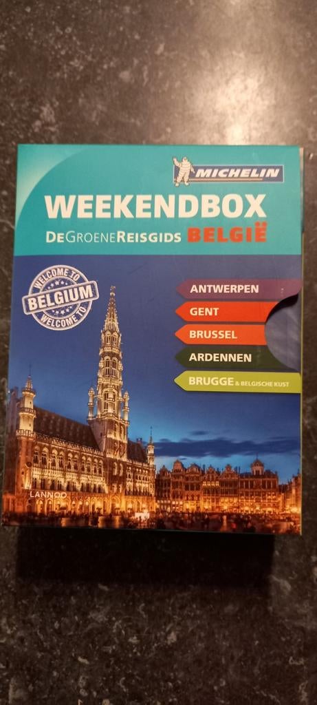 Nieuwe Weekendbox België Michelin, Livres, Guides touristiques, Michelin, Enlèvement ou Envoi, Lannoo, Europe