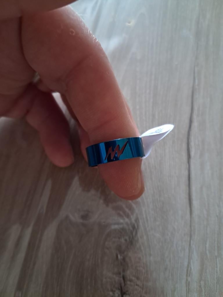 Mannen ring, Blauw, Heer, Nieuw, Ophalen of Verzenden