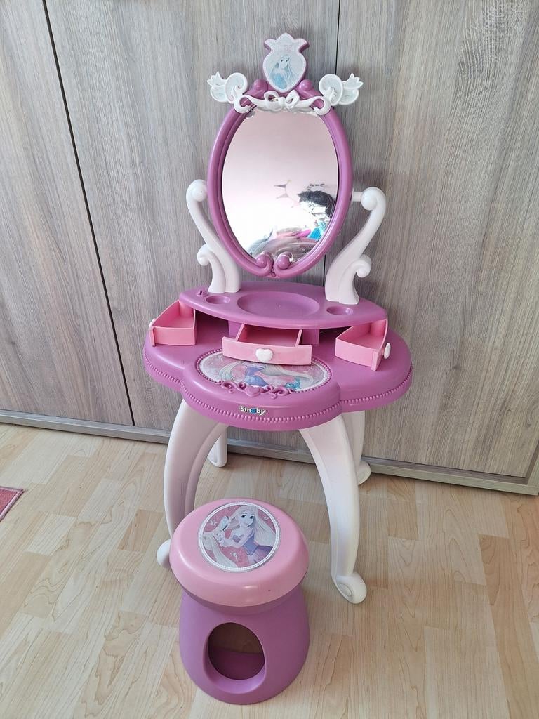 coiffeuse Raiponce Smoby, Utilisé