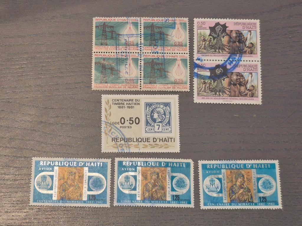 Série de timbres d'Haïti, Enlèvement ou Envoi