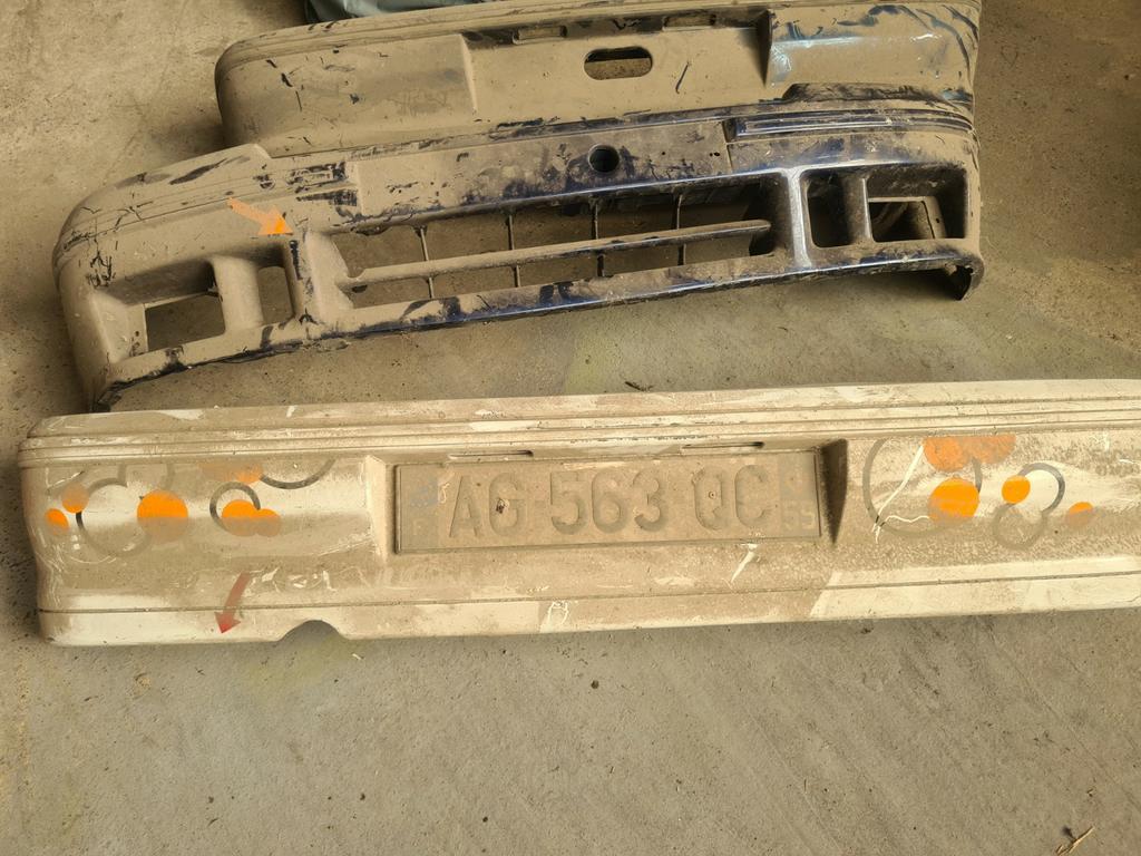 Pare choc clio 16s Williams, Enlèvement, Arrière