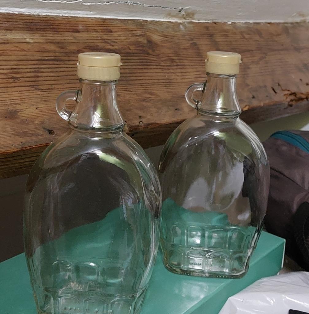 Petites bouteilles avec bouchons, Maison & Meubles, Verre ou Verres, Comme neuf, Verre, Enlèvement