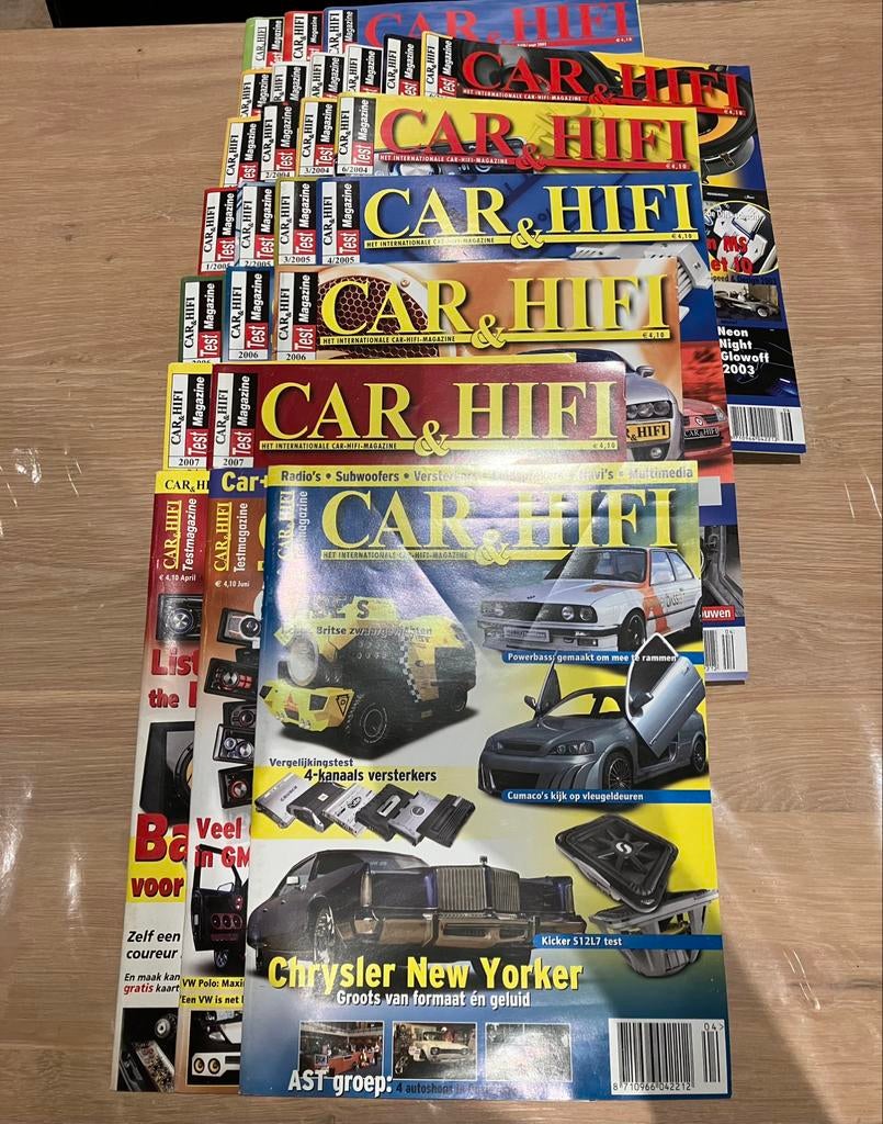 Paquet d’anciens magazines CAR HIFI, Enlèvement ou Envoi, Comme neuf