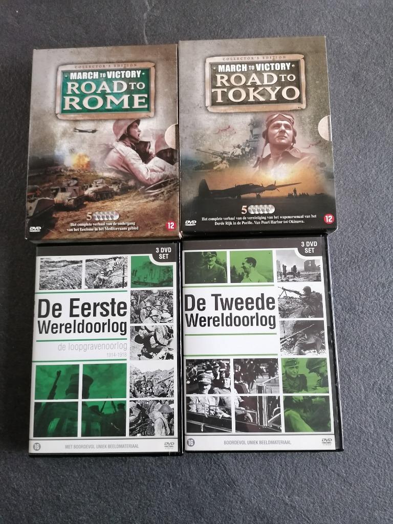 De eerste en tweede wereldoorlog set., Cd's en Dvd's, Dvd's | Documentaire en Educatief, Ophalen of Verzenden, Zo goed als nieuw
