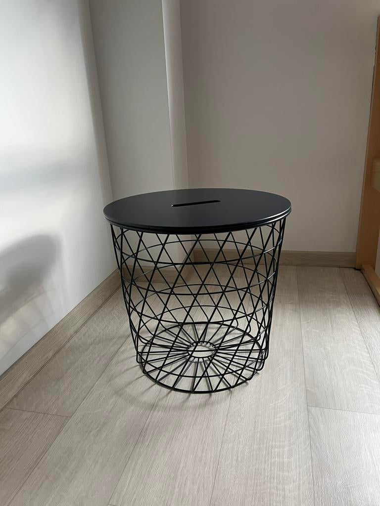 Opbergtafel / -mand, Huis en Inrichting, Ophalen, Zo goed als nieuw, Rond