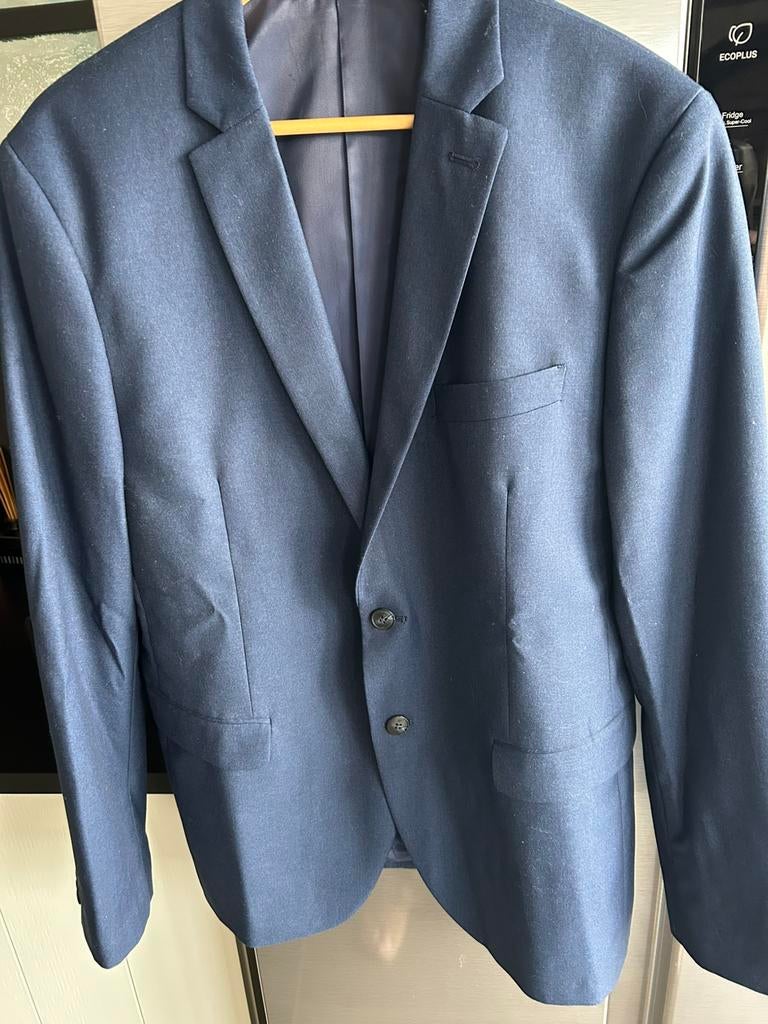 Nieuwe blauwe geklede en/of sportieve blazer maat 52 L, Maat 52/54 (L), Blauw, Nieuw, Ophalen of Verzenden