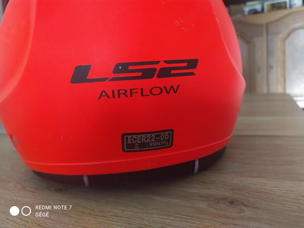 Casque moto Ls2 Airflow, Enlèvement