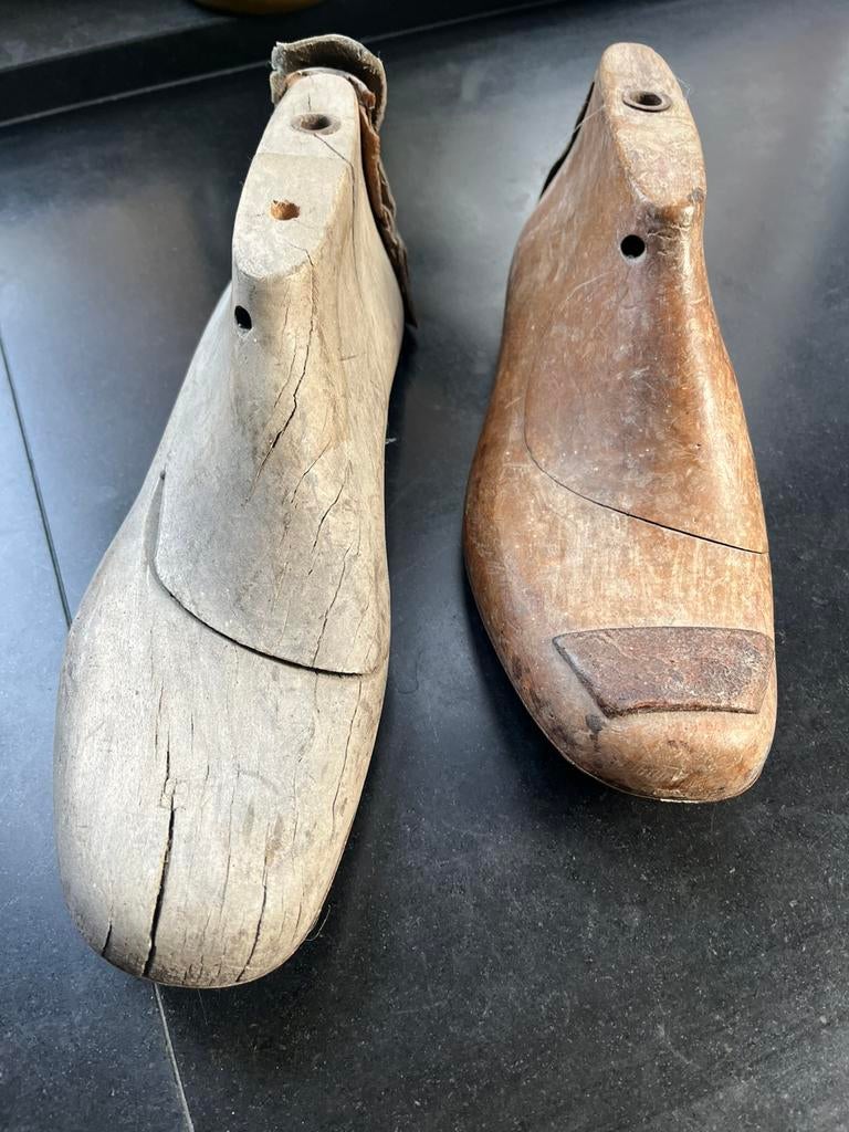 Oude schoenmallen heren, Antiek en Kunst, Ophalen, Heren