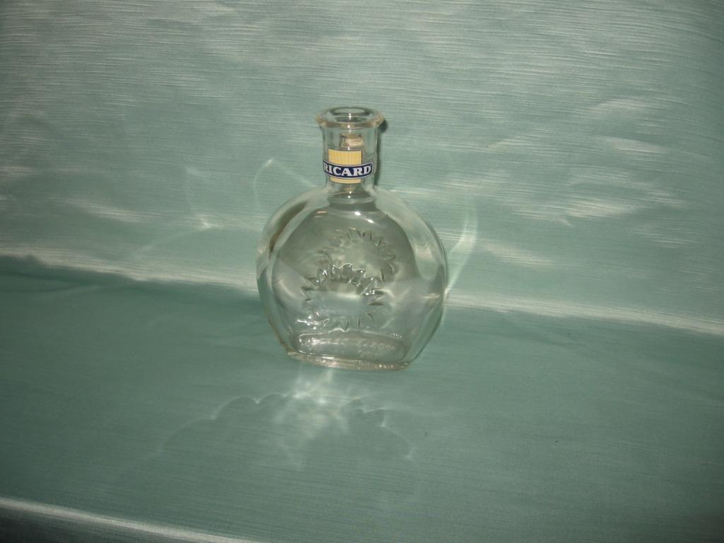 Carafe en verre Ricard 1/2 litre à rayures, Enlèvement ou Envoi