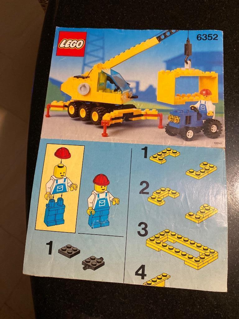 Lego .6352 cargomaster crane, Ophalen of Verzenden, Zo goed als nieuw, Complete set, Lego