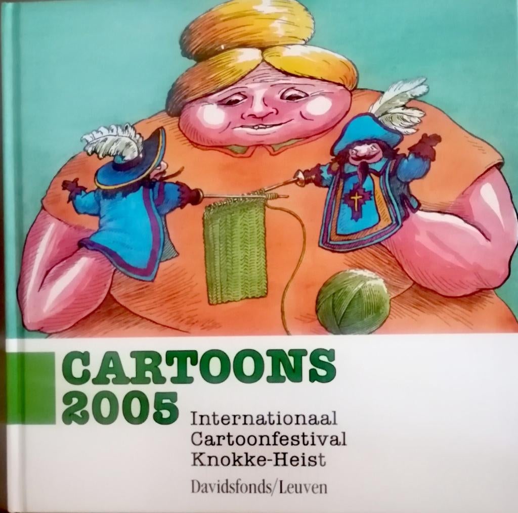 Cartoons 2005 internationaal cartoonfestival 45 Knokke Heist, Ophalen of Verzenden, Zo goed als nieuw, Cartoons