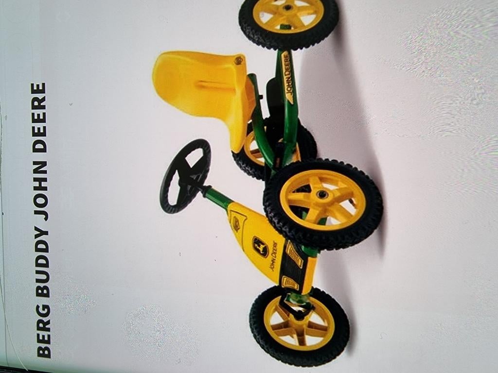 Kart à pédale John deere, Enlèvement, Comme neuf
