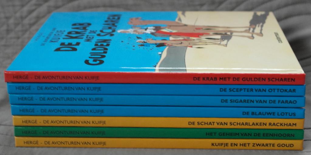 De avonturen van Kuifje (7 boekjes), Boeken, Hergé (George Rémi), Complete serie of reeks, Ophalen of Verzenden, Zo goed als nieuw