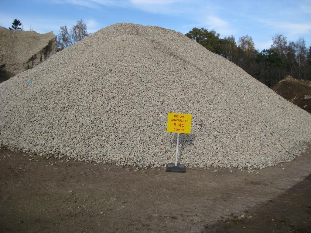 Betongranulaat - betonpuin - gebroken beton 8/40, Overige materialen, Overige typen, Nieuw, Ophalen of Verzenden