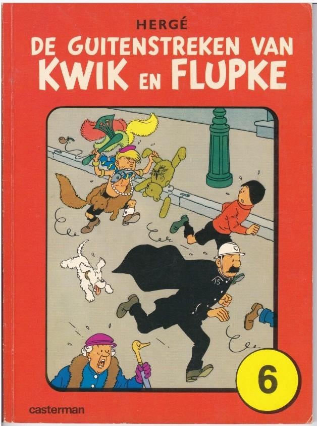 Kwik en Flupke – De Guitenstreken (Album 6) – Hergé, Boeken, Hergé (George Rémi), Eén stripboek, Ophalen, Gelezen