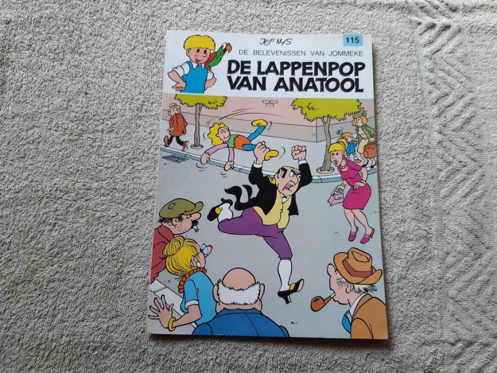 Jommeke.115.De lappenpop van Anatool., Eén stripboek, Ophalen of Verzenden, Gelezen