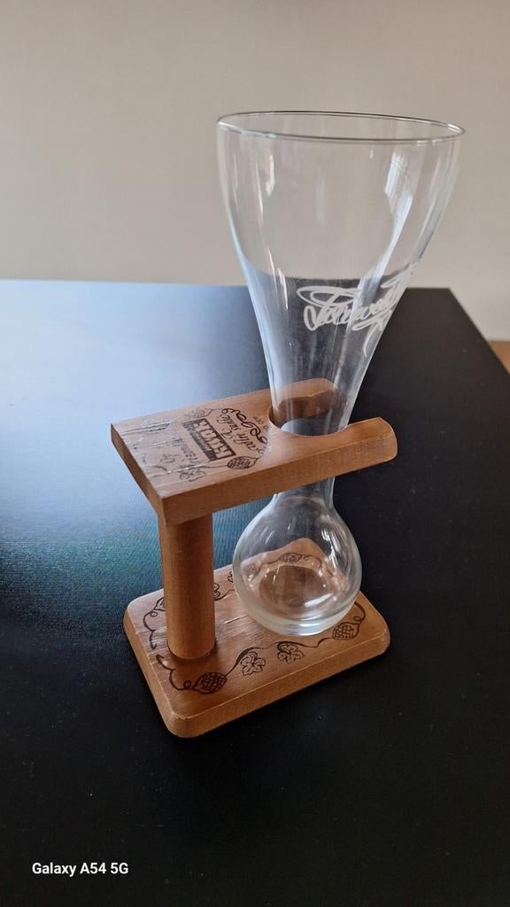 Origineel Kwak glas met houder, Verzamelen, Ophalen, Gebruikt, Bierglas