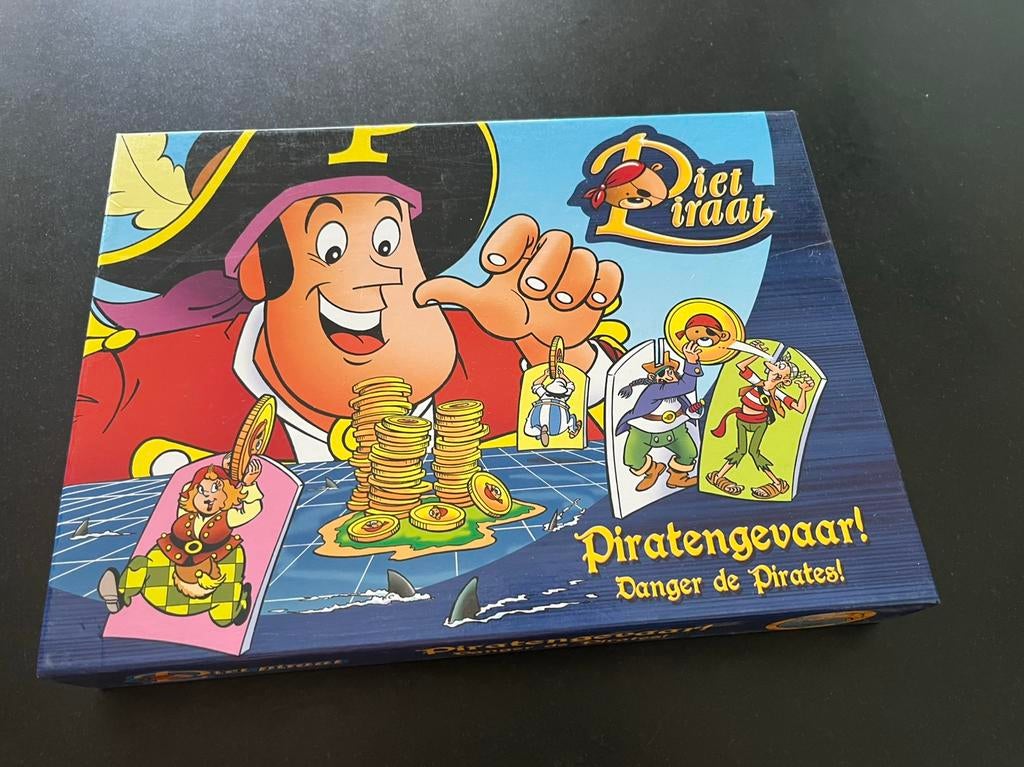 Piet Piraat Piratengevaar. Gezelschapspel. Zeer goede staat., Hobby en Vrije tijd, Vijf spelers of meer, Ophalen of Verzenden