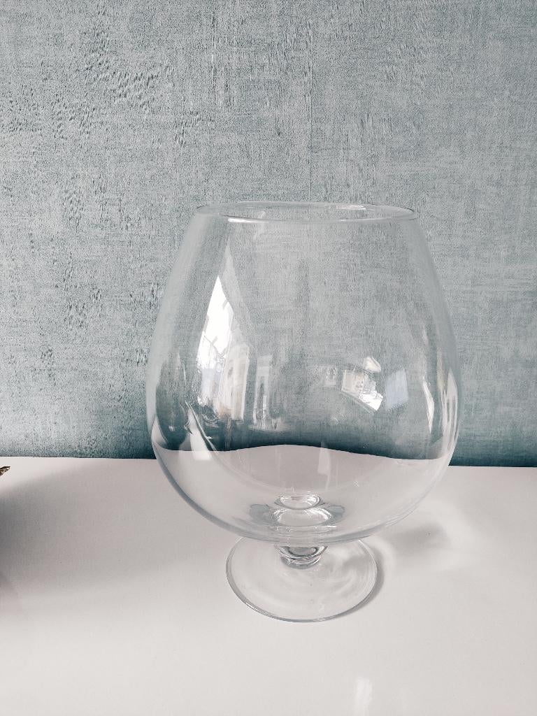 Glazen vaas, Ophalen, Gebruikt, Overige kleuren, Glas