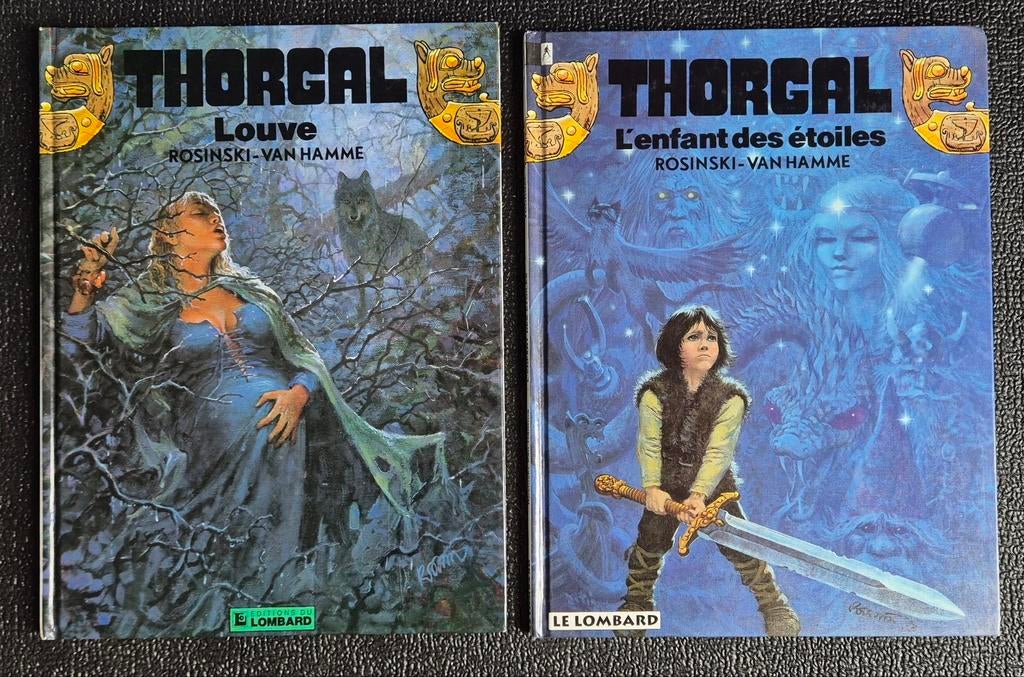 Thorgal - 2 albums - louve + l'enfant des étoiles, Plusieurs BD, Enlèvement ou Envoi, Utilisé