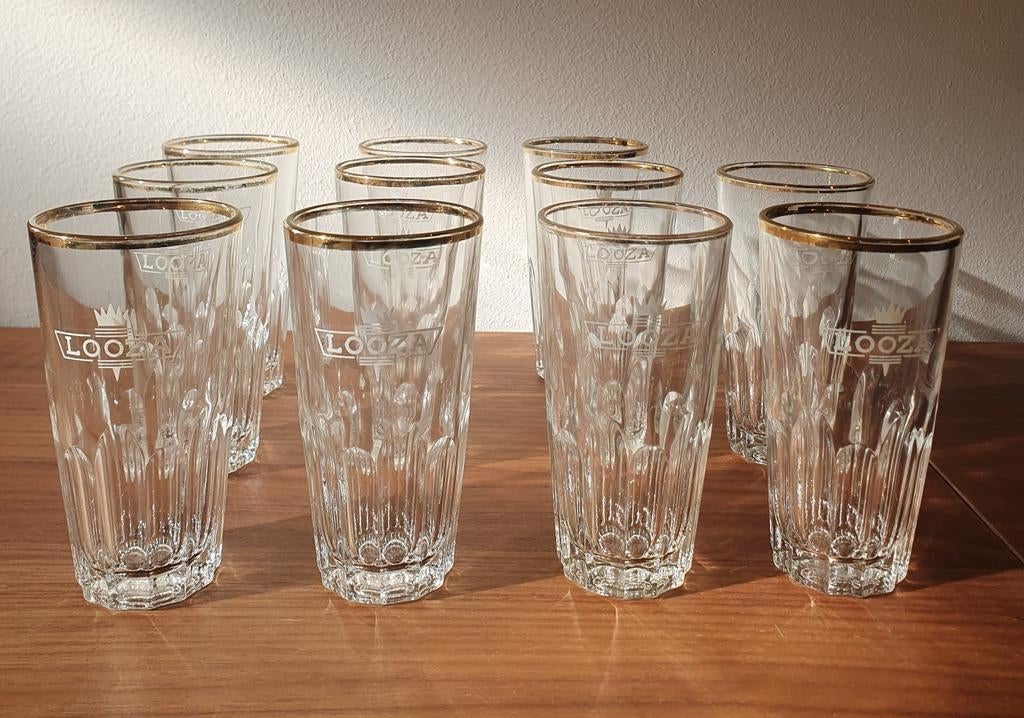 11x vintage Looza glaasjes, Verzamelen, Ophalen of Verzenden